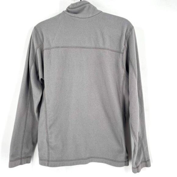 Patagonia Unisex Men's Micro D Fleece Quarter-Zip Pullover Sweater Gray Small - Picture 3 of 9